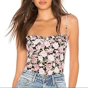 Motel Franti Bodysuit in Bloom Floral
